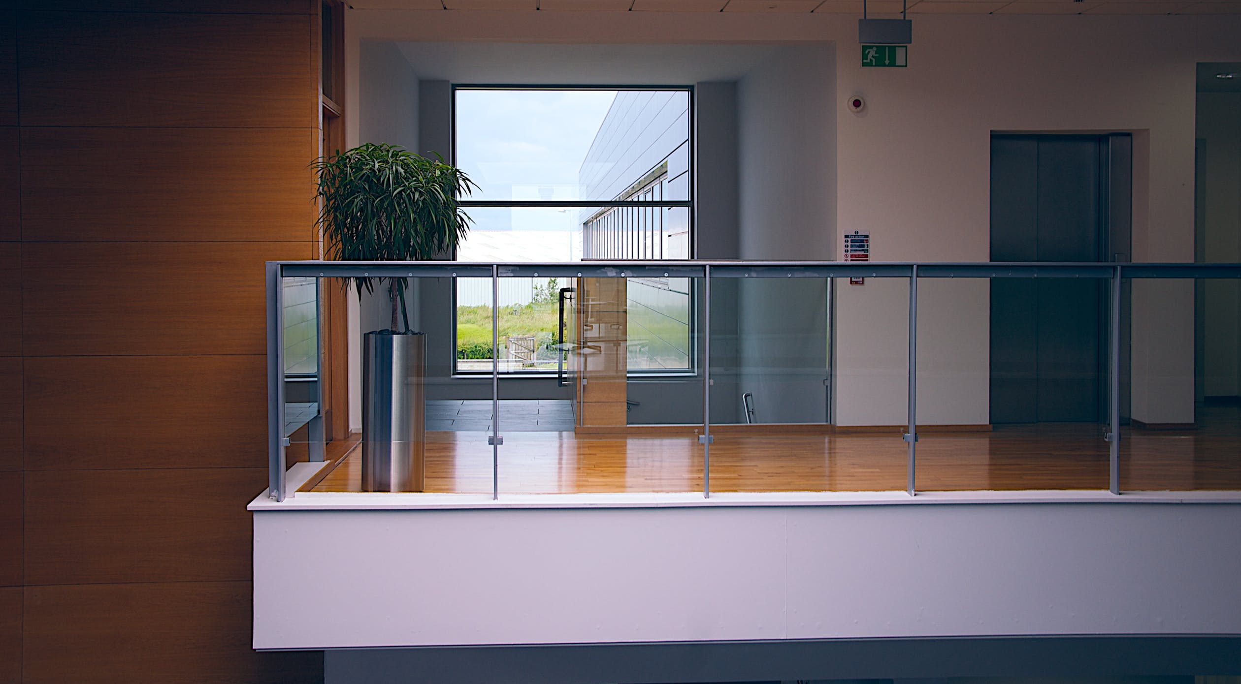 Glass stair railing example 5